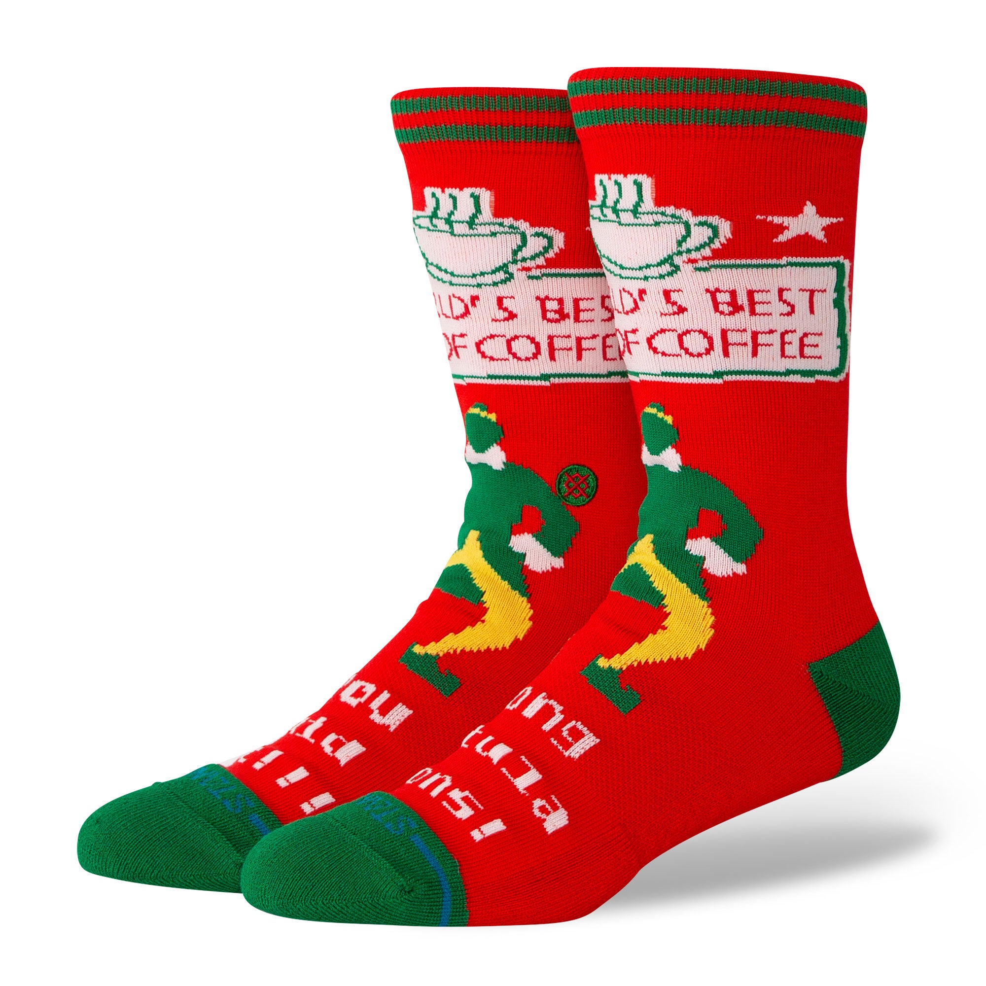 Stance Worlds Best Socks Red Socks A555D25WOR-RED | Overkill