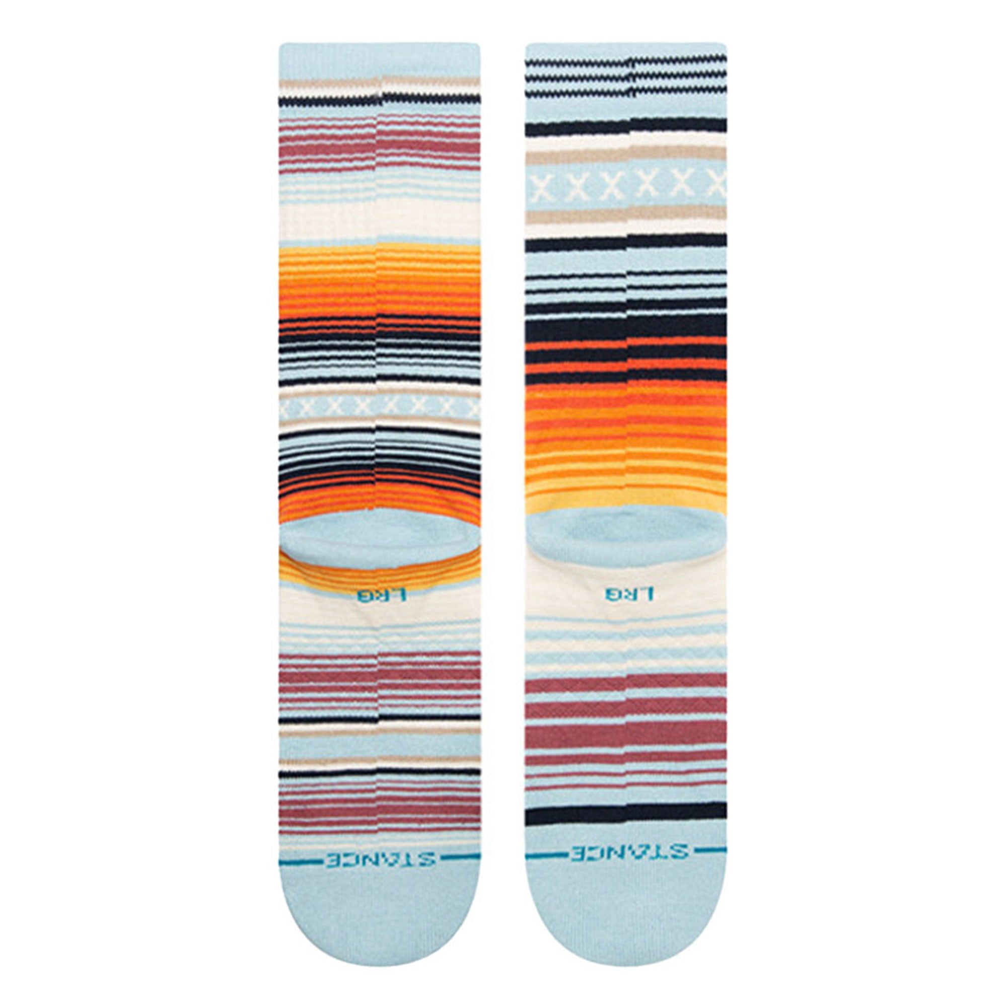 Stance Curren ST Crew Socks Light Blue Socks Close-up | Overkill