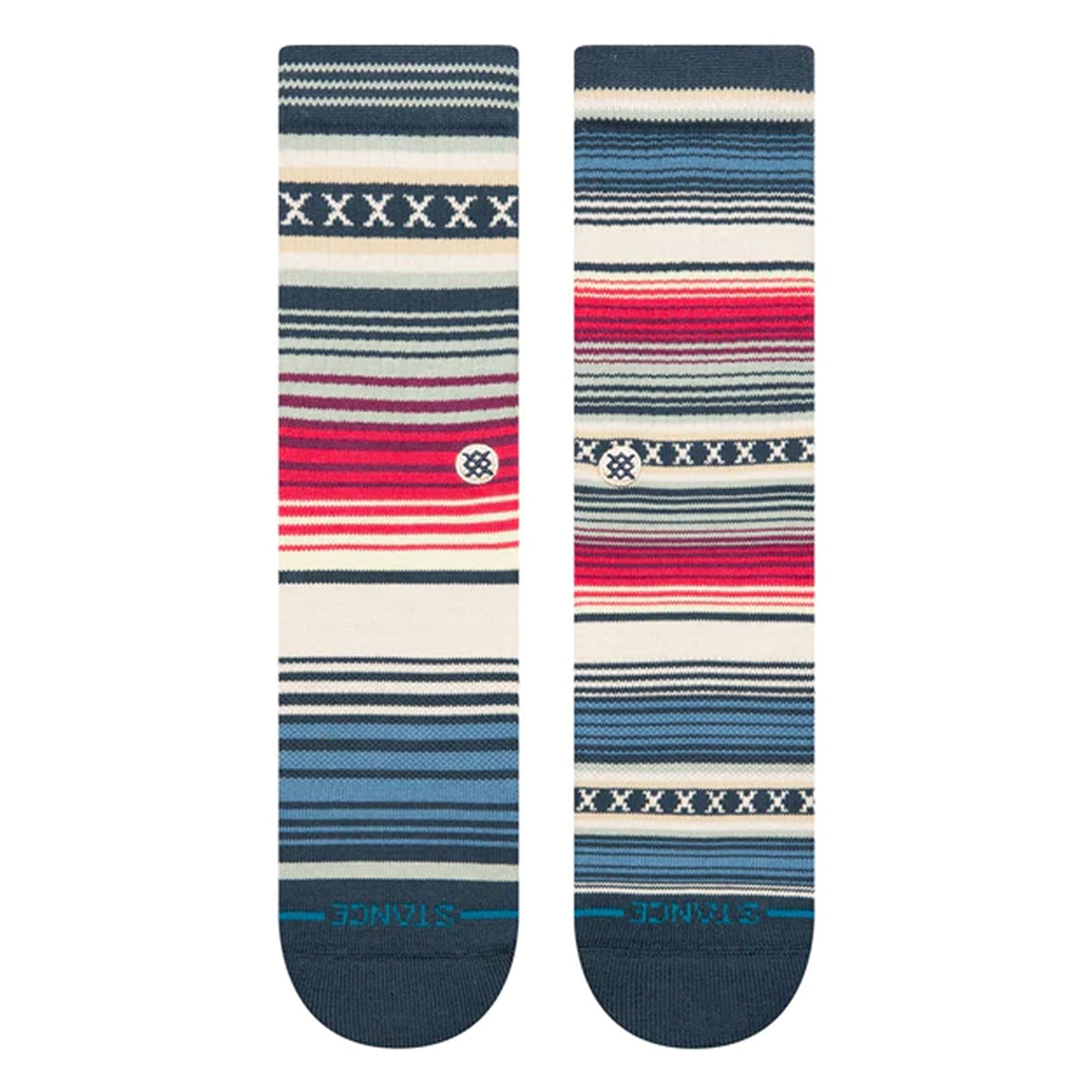 Stance Curren ST Crew Socks Navy Socks Close-up | Overkill