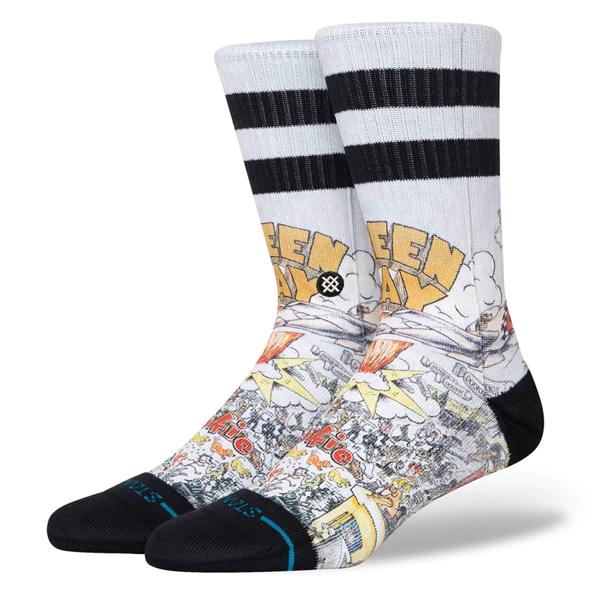 Stance Basket Case Crew Socks Multi Socks A556A24BAS-MUL | Overkill