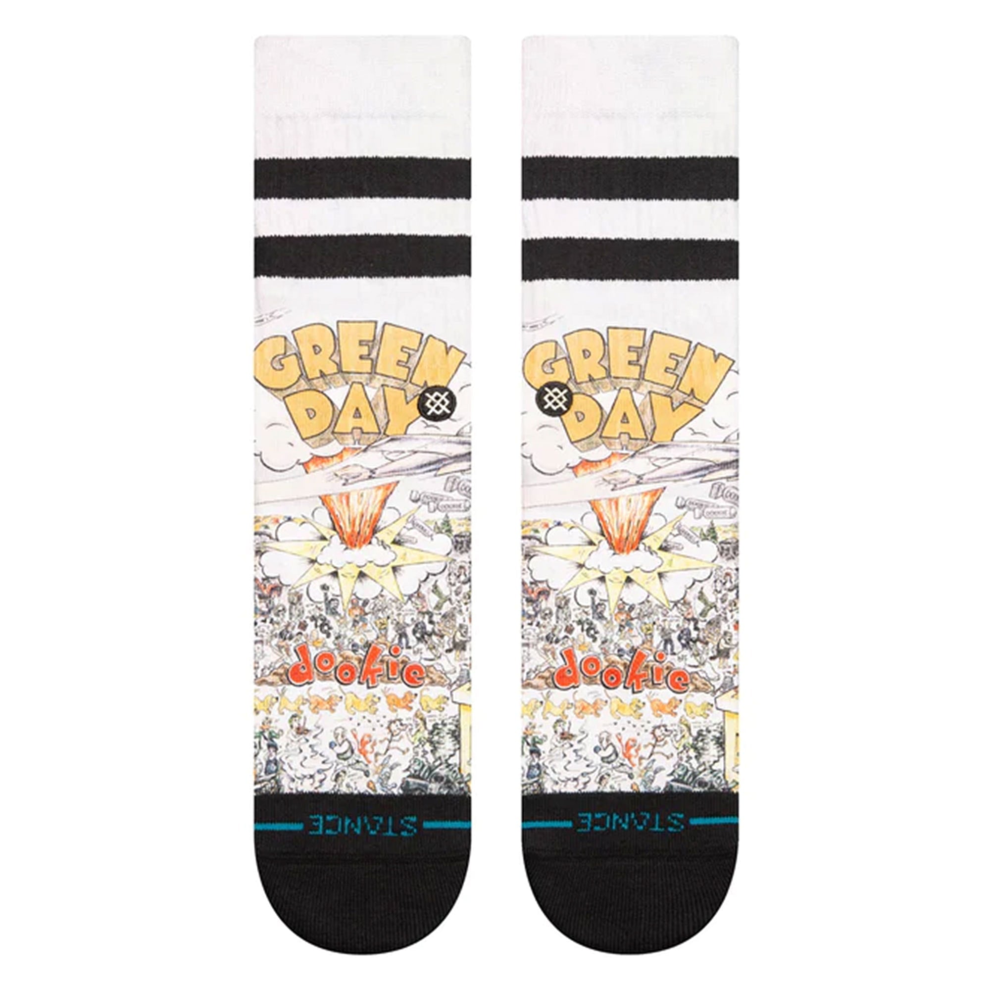 Stance Basket Case Crew Socks Multi Socks Close-up | Overkill