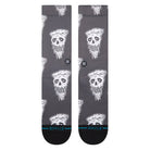 Stance Pizza Face Socks White / Black Socks Close-up | Overkill