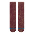 Stance Icon Dyed Crew Socks Fig Socks A556A25IDC-FIG Close-up | Overkill