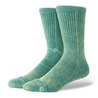 Stance Icon Dyed Crew Socks Teal Socks A556A25IDC-TEA | Overkill

