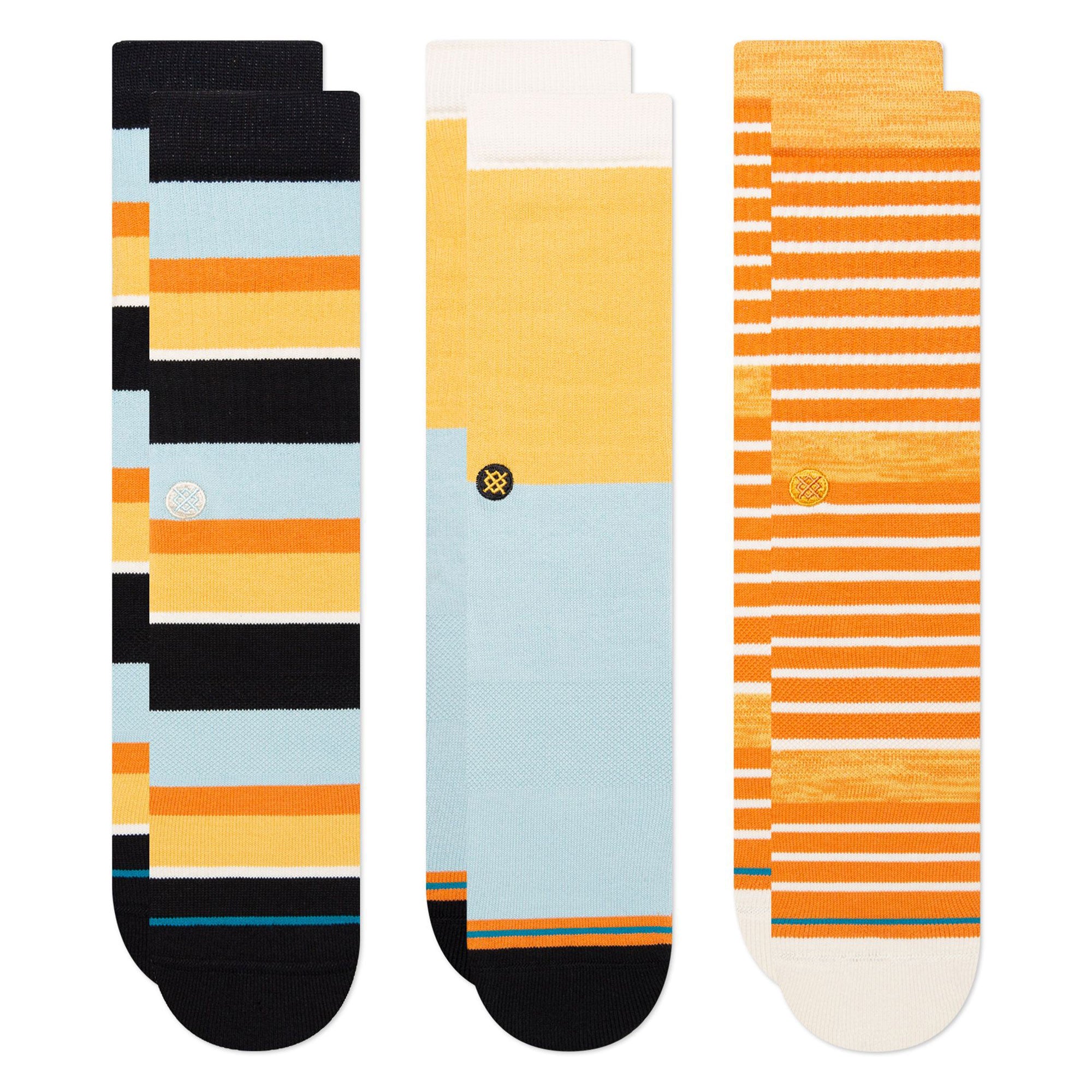 Stance Pascals 3 Pack Socks Multi Socks A556B23PAS-MUL | Overkill