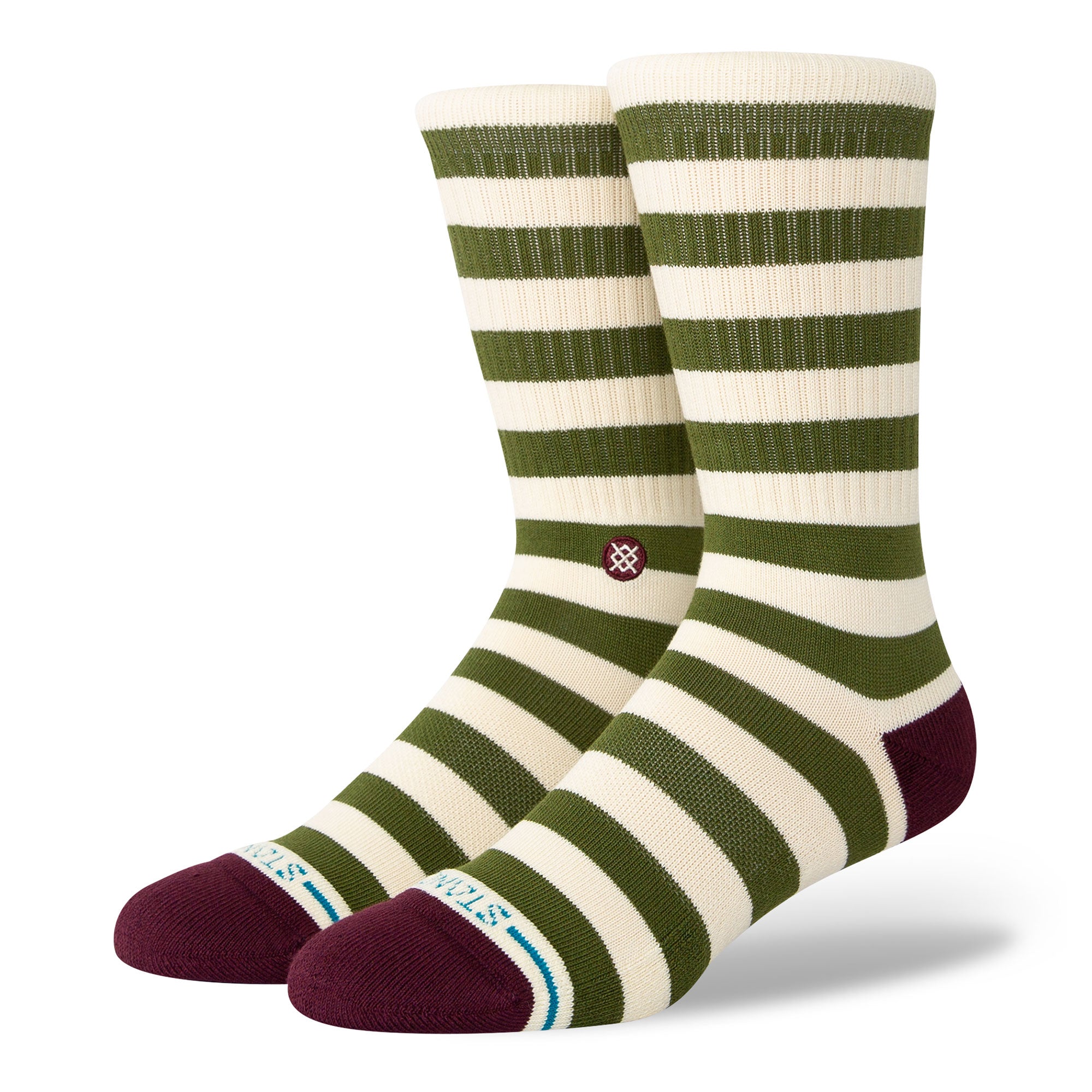 Stance Breton Crew Socks Green Socks A556B24BRE-GRN | Overkill
