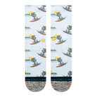 Stance Later Gator Crew Socks Light Blue Socks Close-up | Overkill