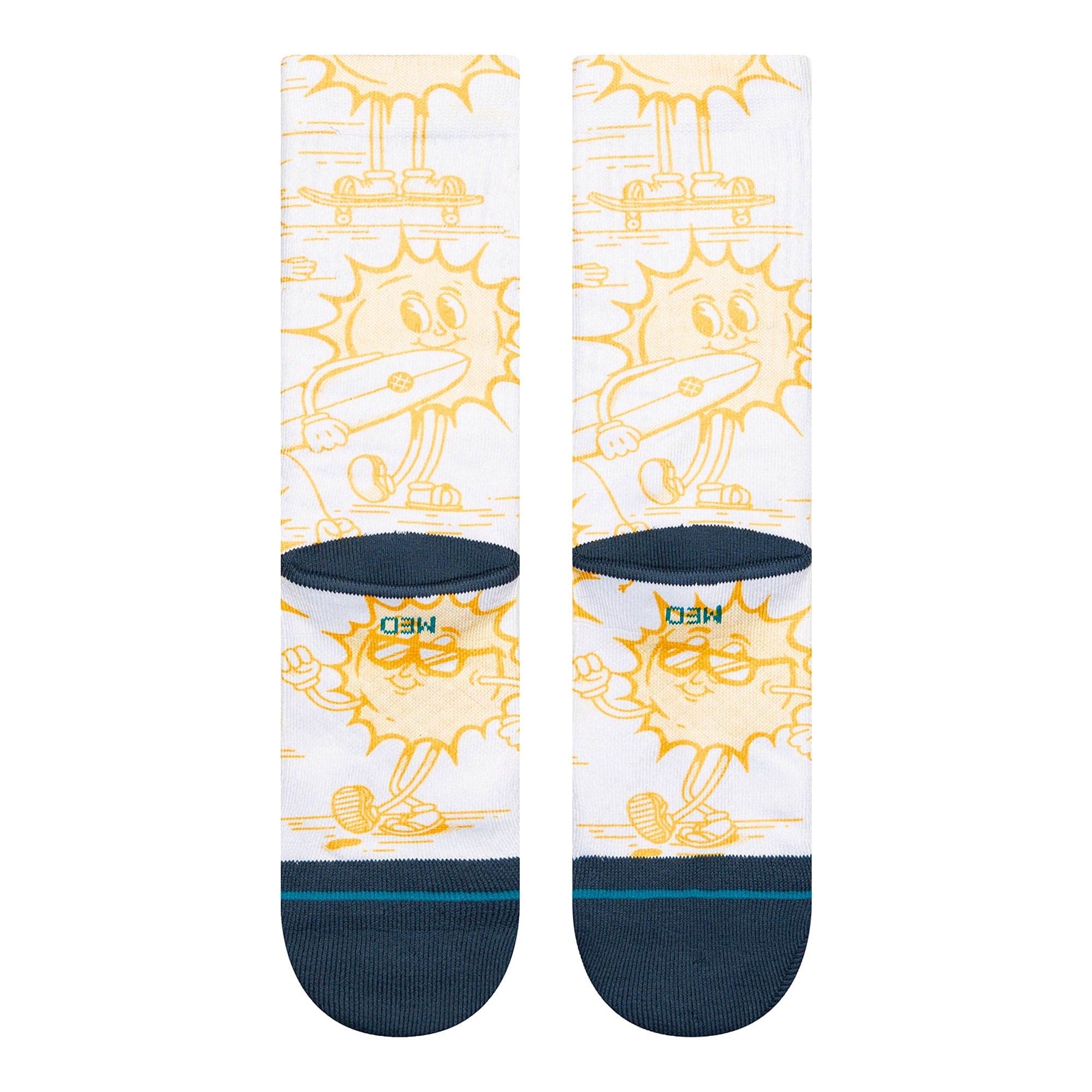 Stance Sonnys Crew Socks Yellow Socks Material | Overkill