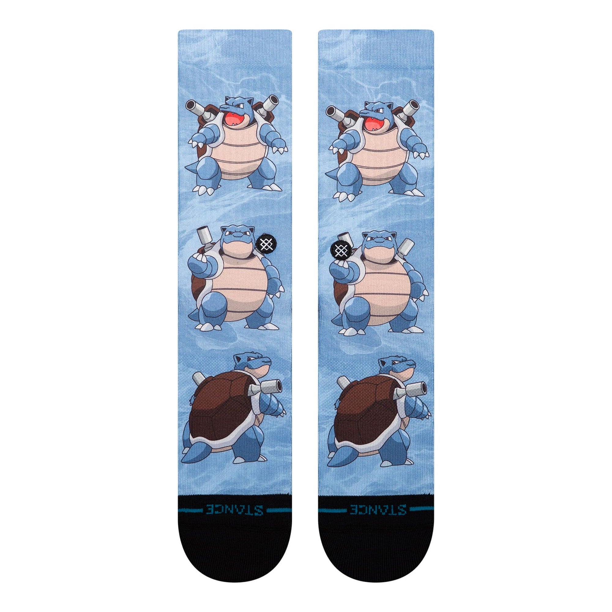 Stance Blastoise Crew Socks Blue Socks A556B26BLA-BLU Detailfoto | Overkill
