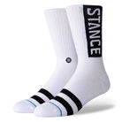 Stance The OG 3 Pack Socks Black / White Socks Close-up | Overkill