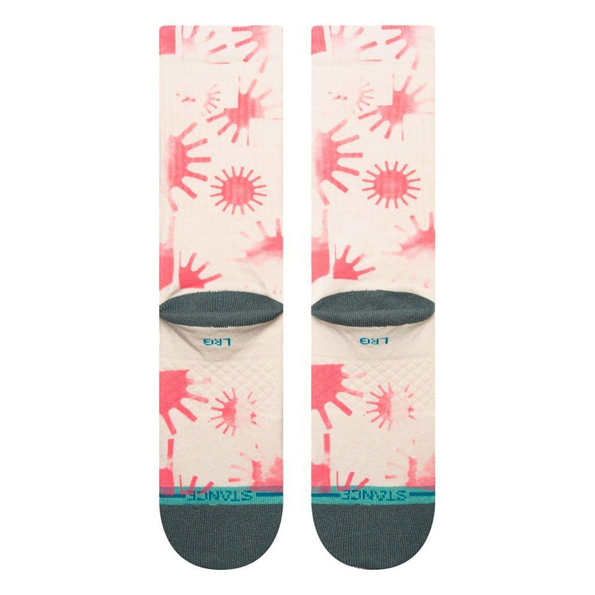 Stance Raydiant Socks Coral Socks Material | Overkill