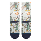 Stance Feeling Pickled Crew Socks Cream Socks A556C24FEE-CRM Close-up | Overkill
