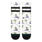 Stance Surfin Monkey Crew Socks White Socks A556C24SUR-WHT Detailfoto | Overkill

