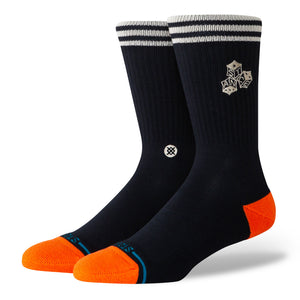 Stance High Roller Crew Socks Black Socks A556C25HIG-BLK | Overkill
