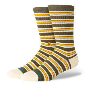 Stance Ollie Crew Socks Olive Socks A556C25OLL-OLV | Overkill
