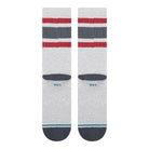 Stance Boyd Pop Stitch Crew Socks Heather Grey Socks A556C26BOY-HGR Close-up | Overkill
