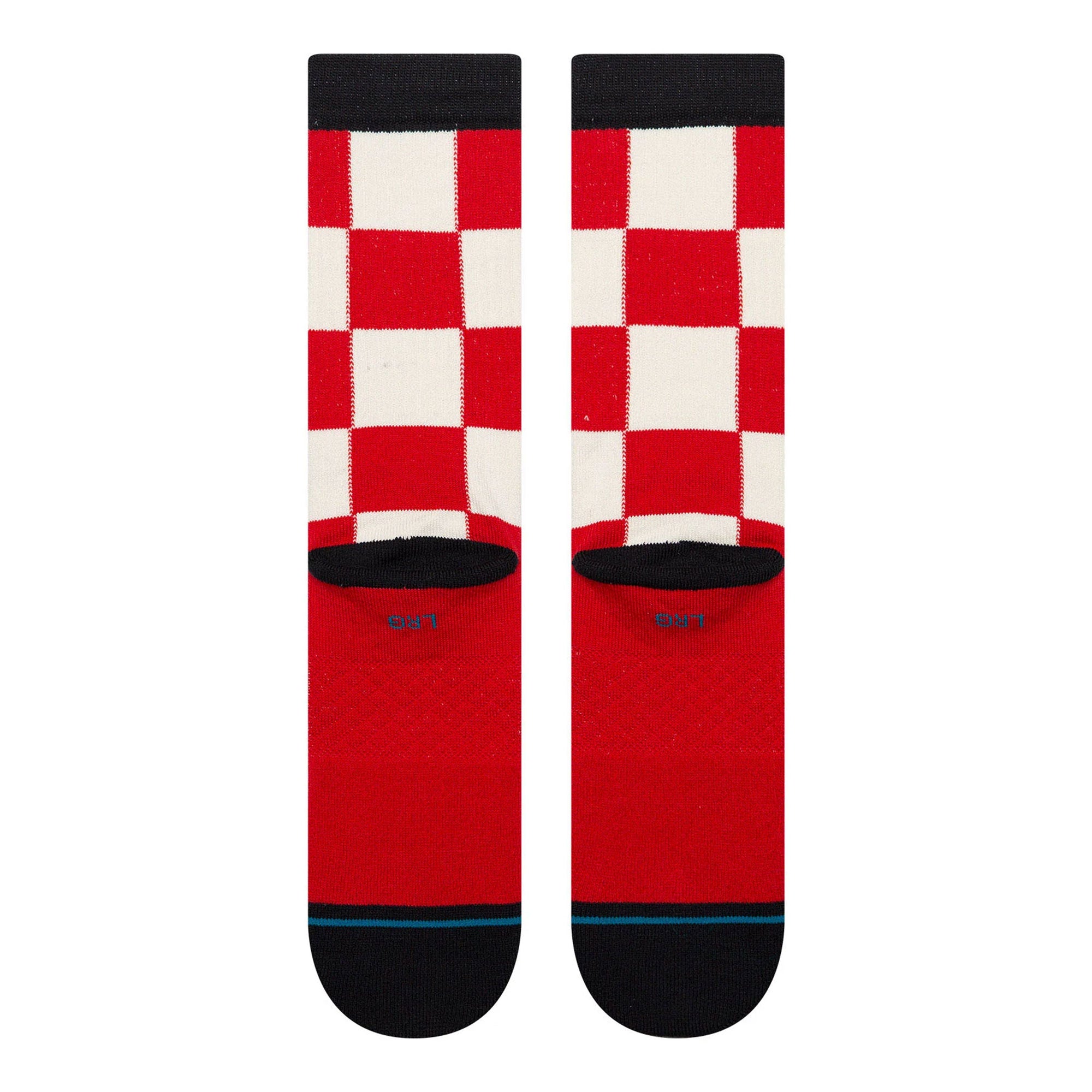 Stance Chaturanga Crew Socks Red Socks A556C26CHA-RED Close-up | Overkill
