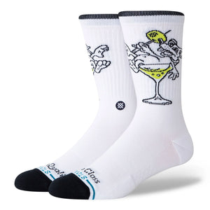 Stance High Quality Low Class Crew Socks White Socks A556C26HIG-WHT | Overkill
