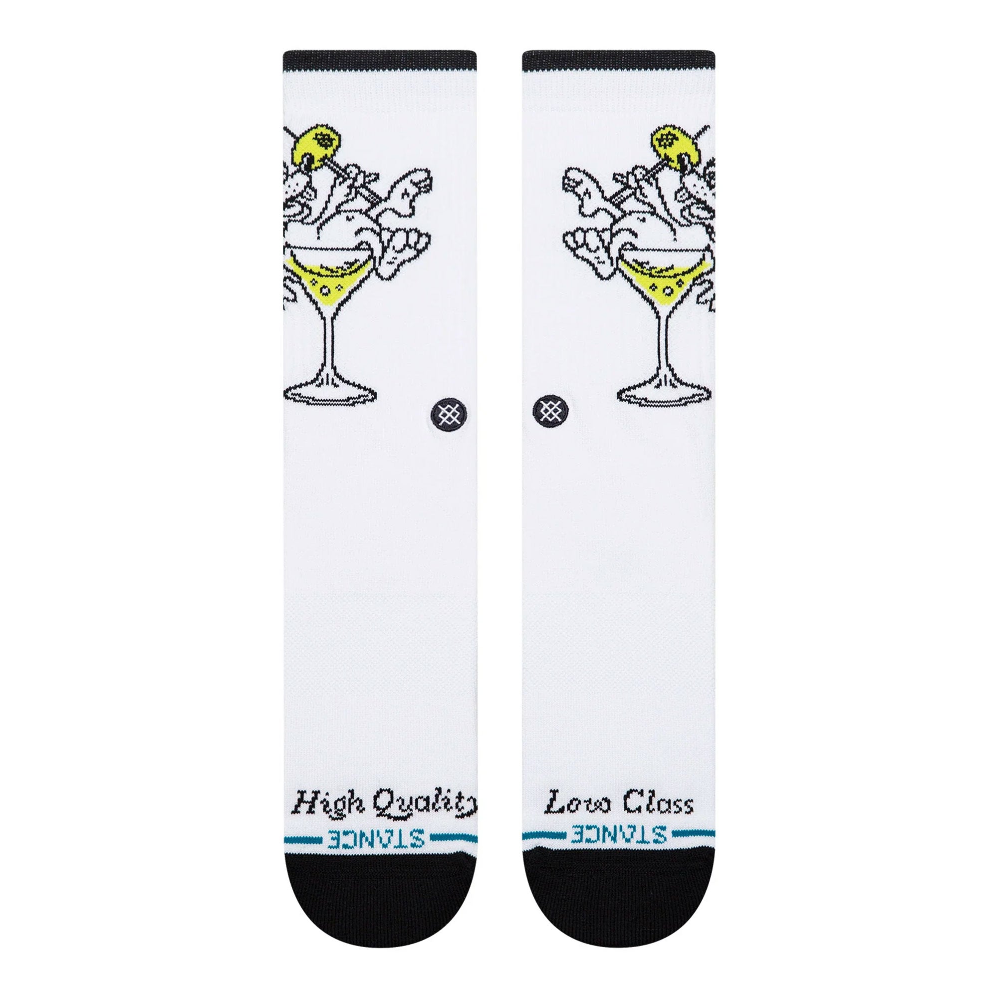 Stance High Quality Low Class Crew Socks White Socks A556C26HIG-WHT Detailfoto | Overkill
