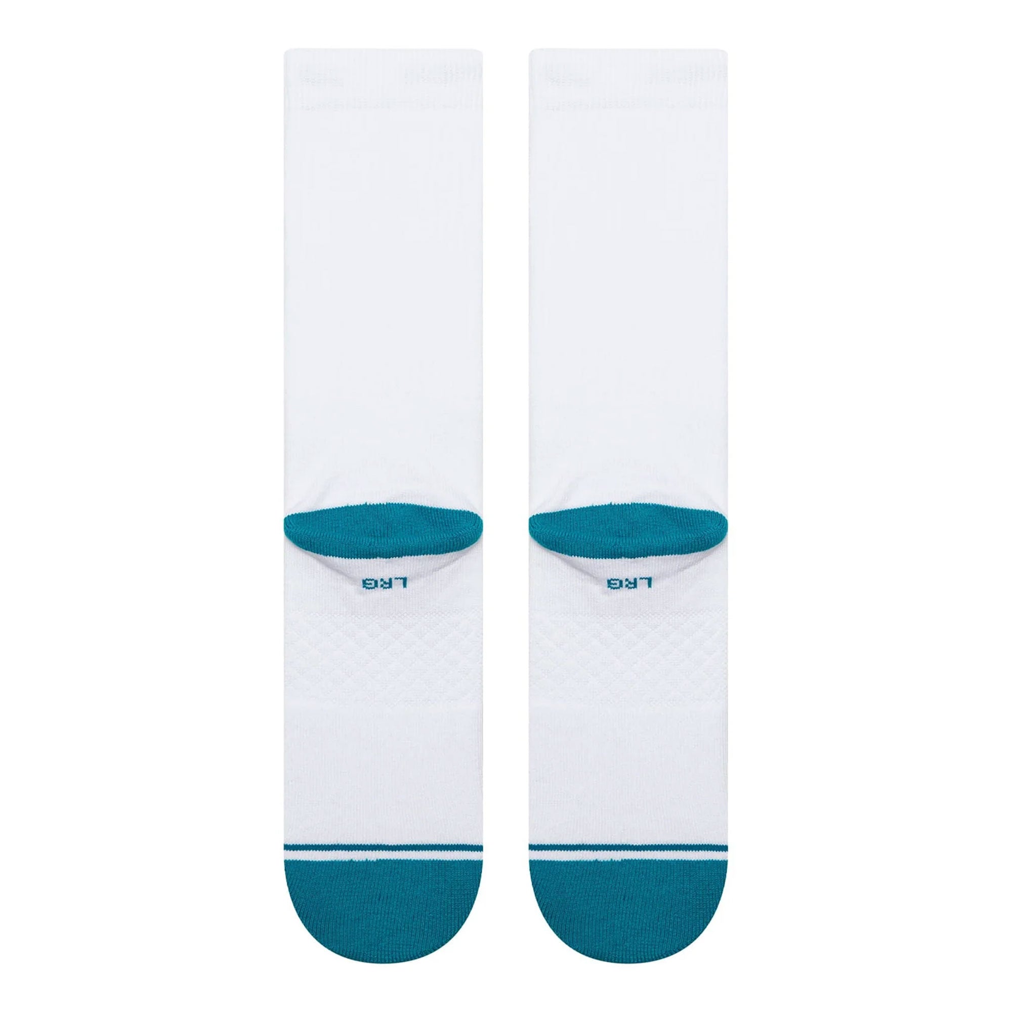 Stance Icon Dot Crew Socks Teal Socks A556C26ICD-TEA Close-up | Overkill
