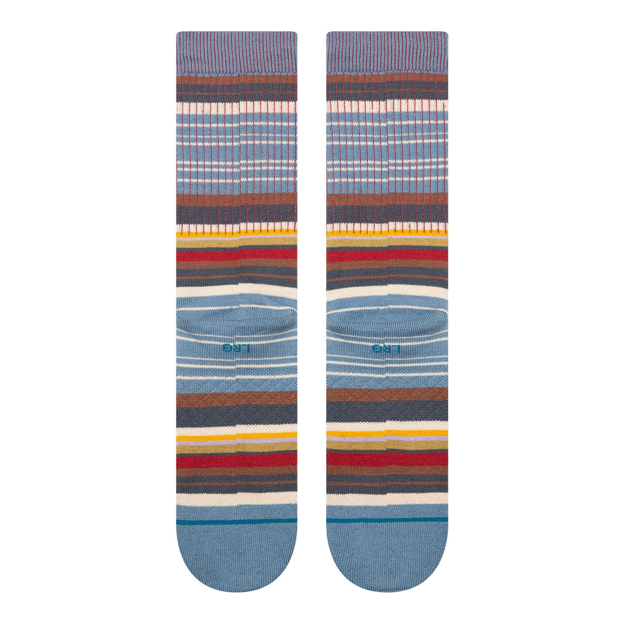 Stance Jorongo Pop Crew Socks Windward Blue Socks A556C26JOP-WIB Close-up | Overkill
