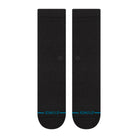 Stance Icon Organic Crew Socks Black Socks Close-up | Overkill