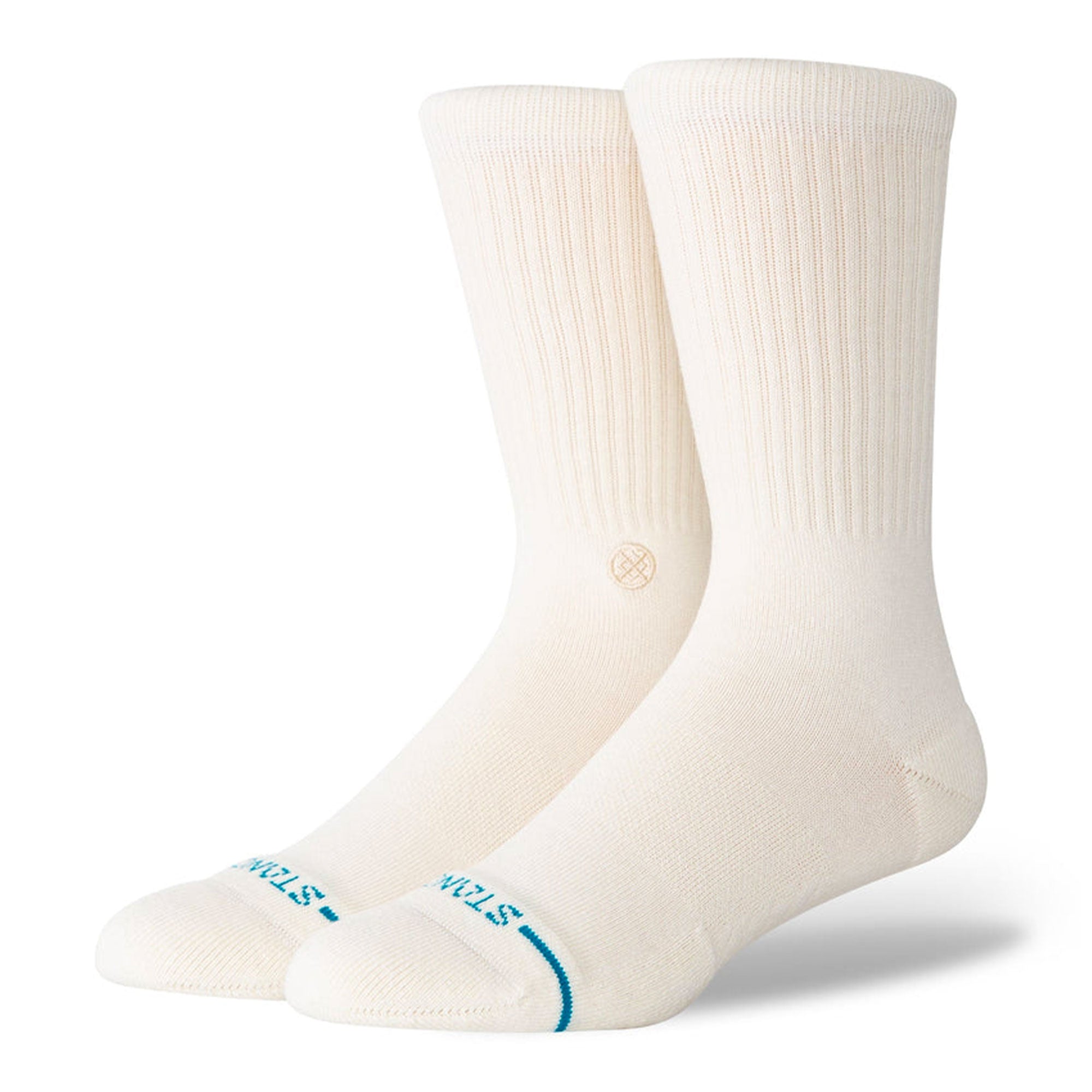 Stance Icon Organic Crew Socks Canvas Socks A556D24ICO-CVS | Overkill