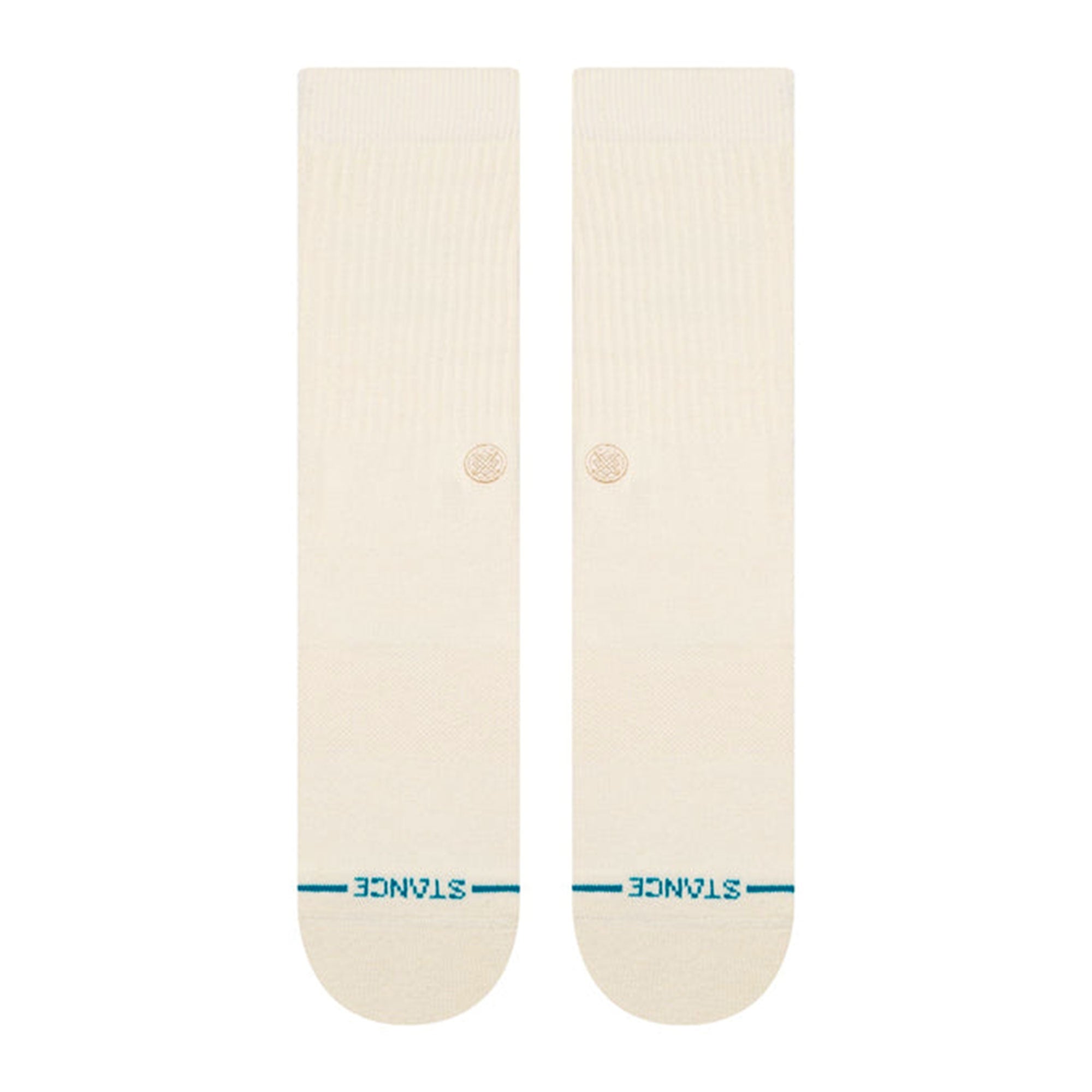 Stance Icon Organic Crew Socks Canvas Socks Close-up | Overkill