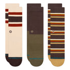 Stance Mill House 3 Pack Crew Socks Multicolor Socks A556D24MIL-DBN | Overkill