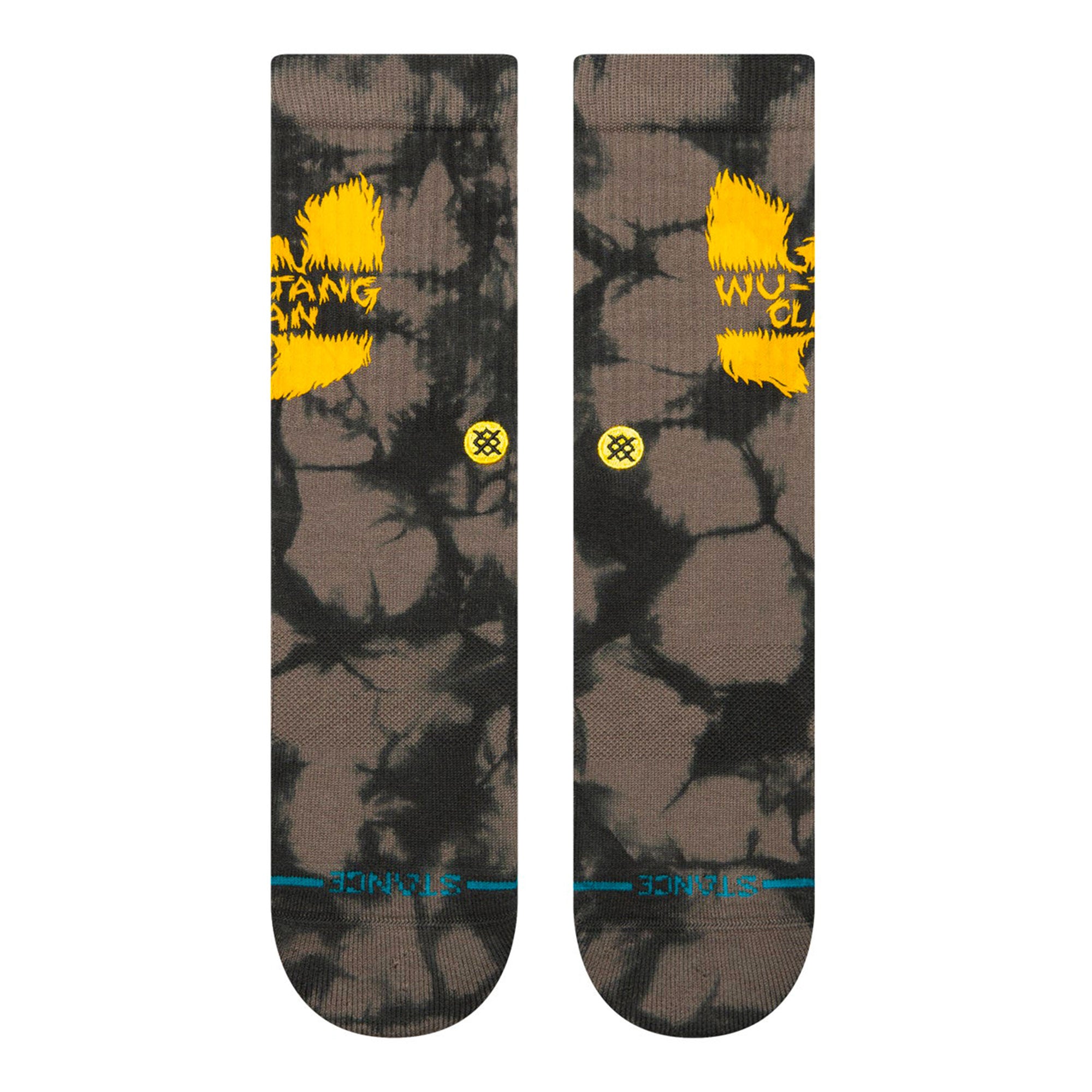 Stance Shaolin Slums Crew Socks Black Socks Close-up | Overkill