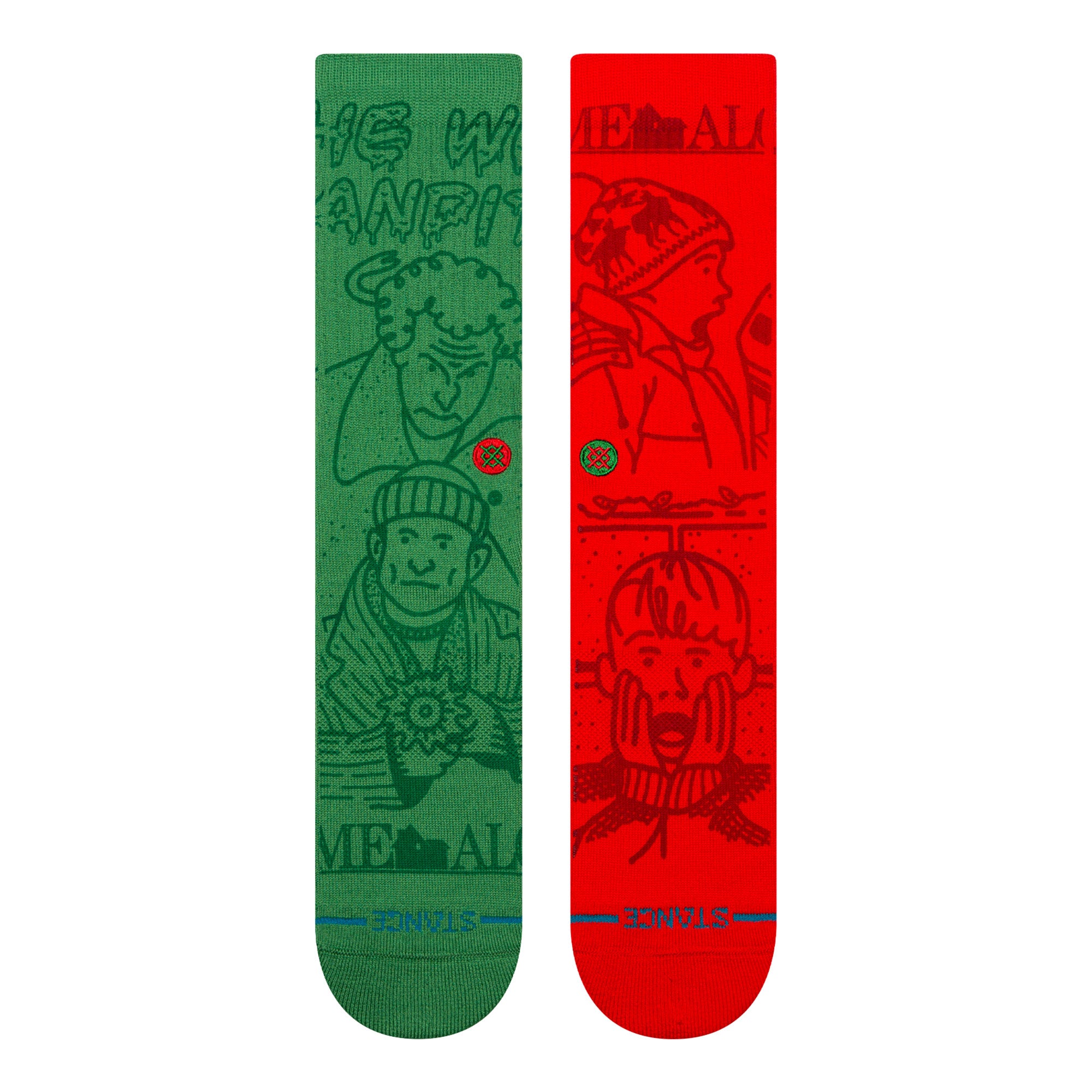 Stance Home Alone Socks Multi Socks A556D25HOA-MUL Close-up | Overkill