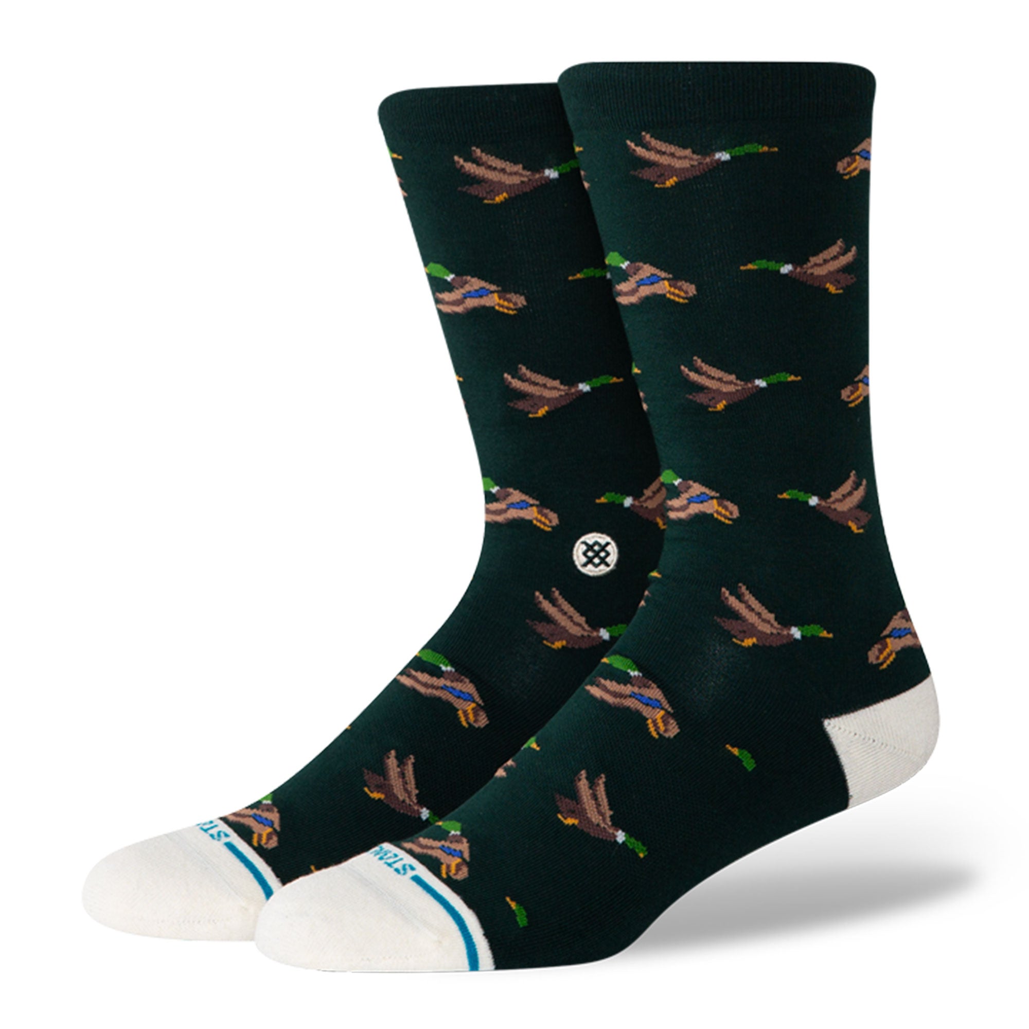 Stance Huntin Crew Socks Pine Socks A556D25HUN-PIN | Overkill