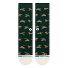 Stance Huntin Crew Socks Pine Socks A556D25HUN-PIN Close-up | Overkill