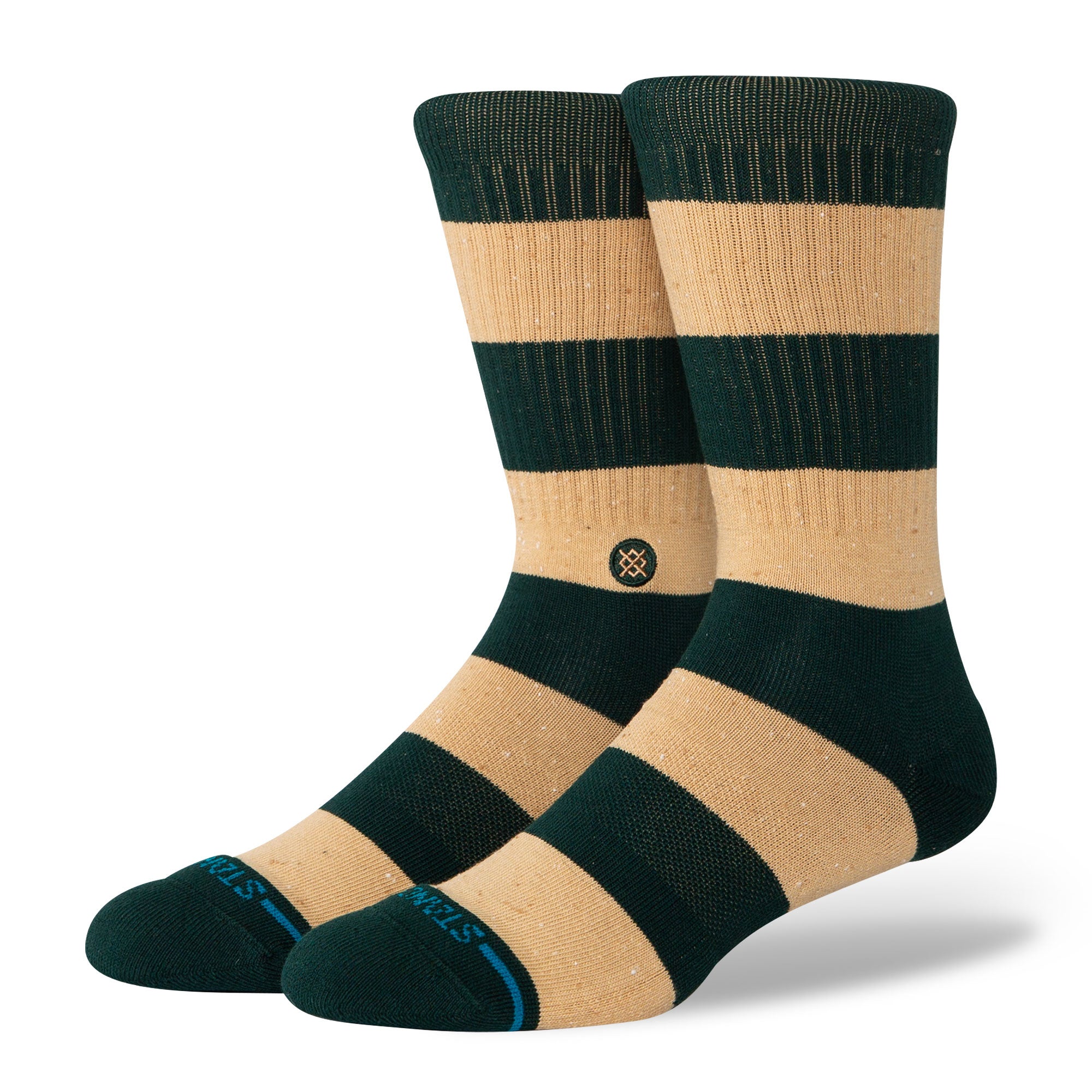 Stance Nep Stripe Crew Socks Pine Socks A556D25NEP-PIN | Overkill