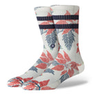 Stance Poinsettia Paradise Crew Socks Grey Socks A556D26POI-GRY | Overkill
