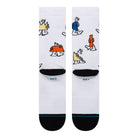Stance Shape Shifter Crew Socks White Socks A556D26SHA-WHT Close-up | Overkill
