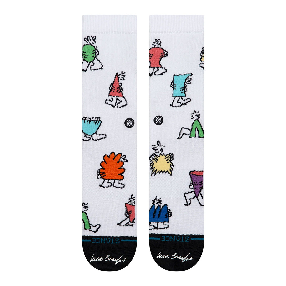 Stance Shape Shifter Crew Socks White Socks A556D26SHA-WHT Detailfoto | Overkill
