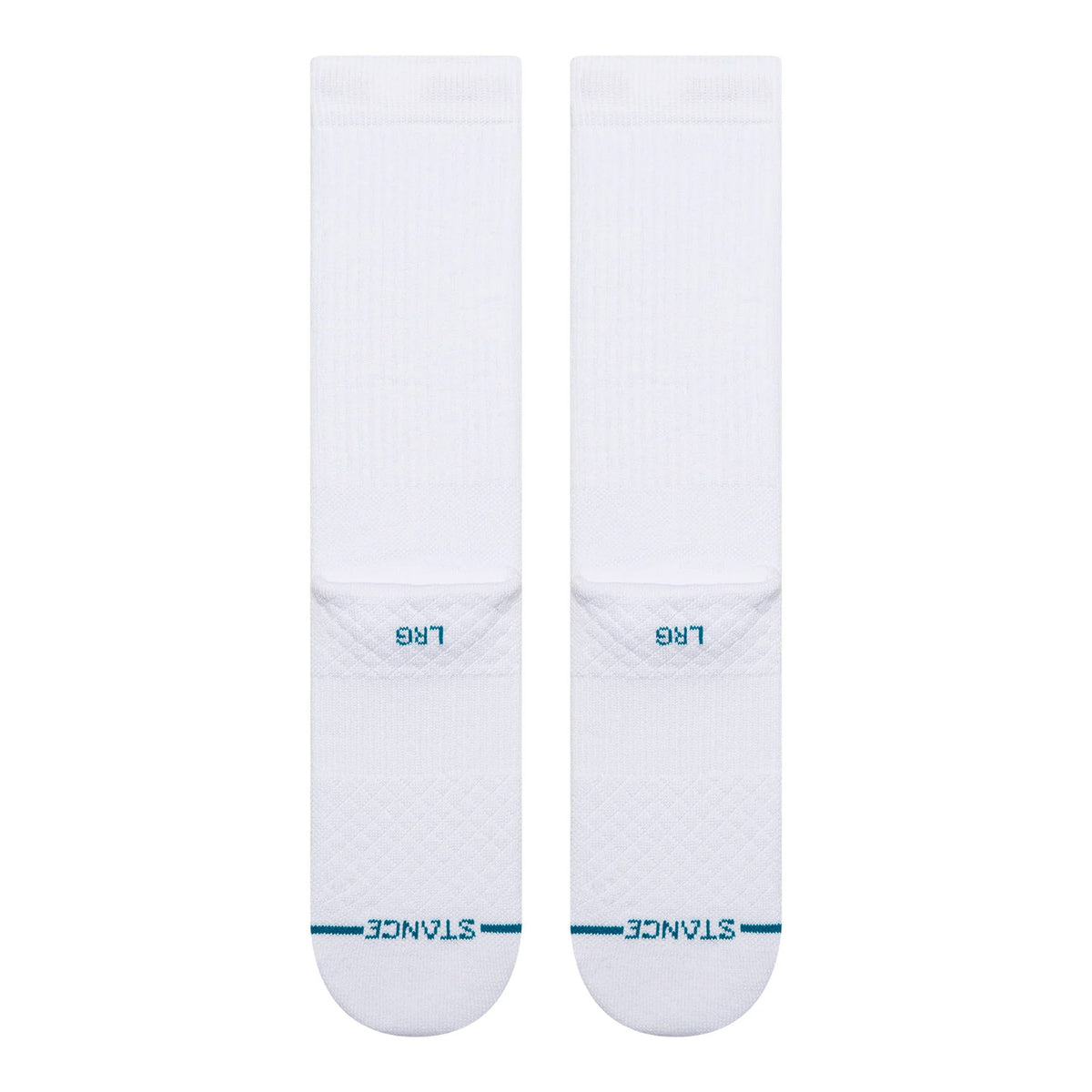 Stance Signature Crew Socks White Socks A556GC26SI-WHT Close-up | Overkill
