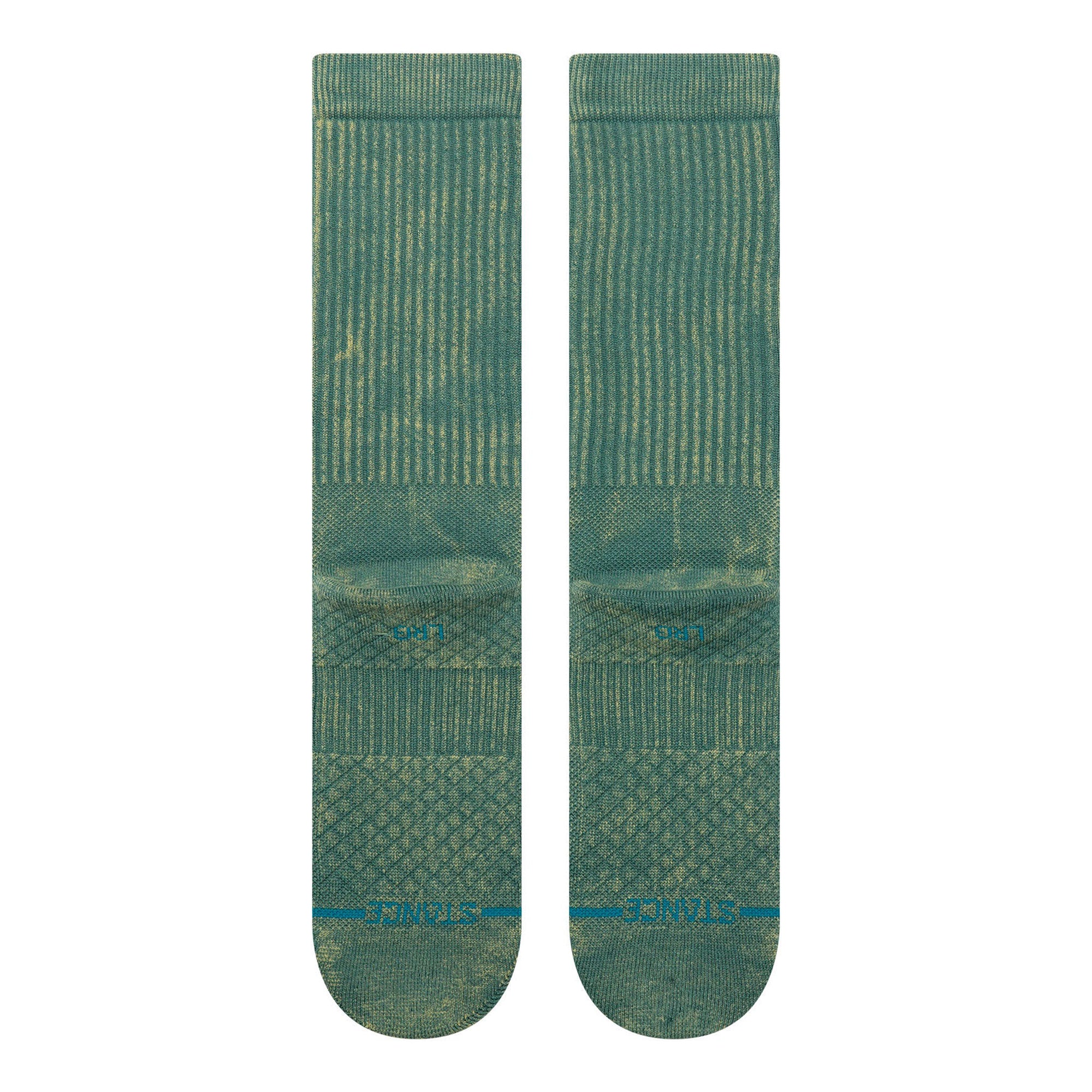 Stance Signature Wash Crew Socks Teal Socks A556GC26SW-TEA Close-up | Overkill
