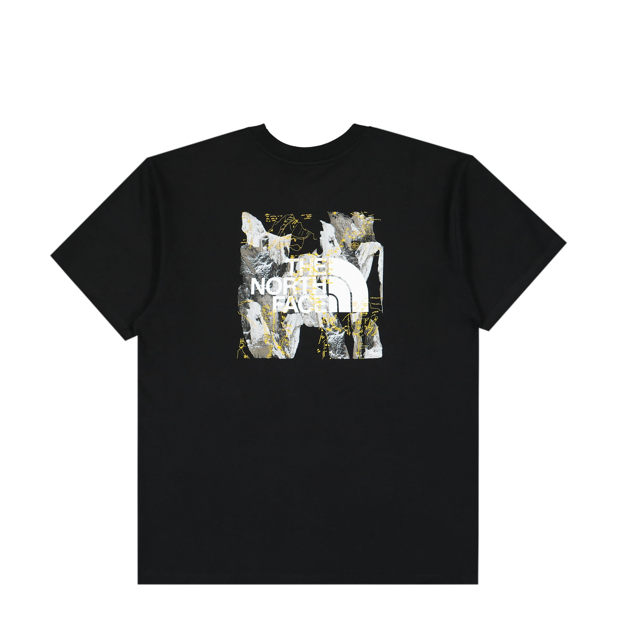 The North Face S/S Heavyweight Relaxed Tee TNF Black - Baltoro T-Shirts Close-up | Overkill