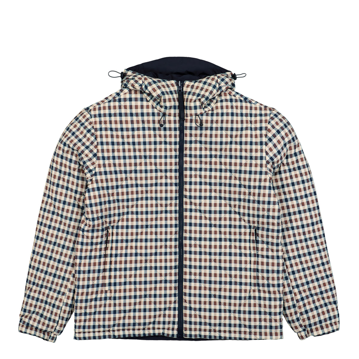 Aquascutum Cotyl-CN Reversible Jacket Navy Jackets AA-A006-JK005 11 Detail View 2 | Overkill
