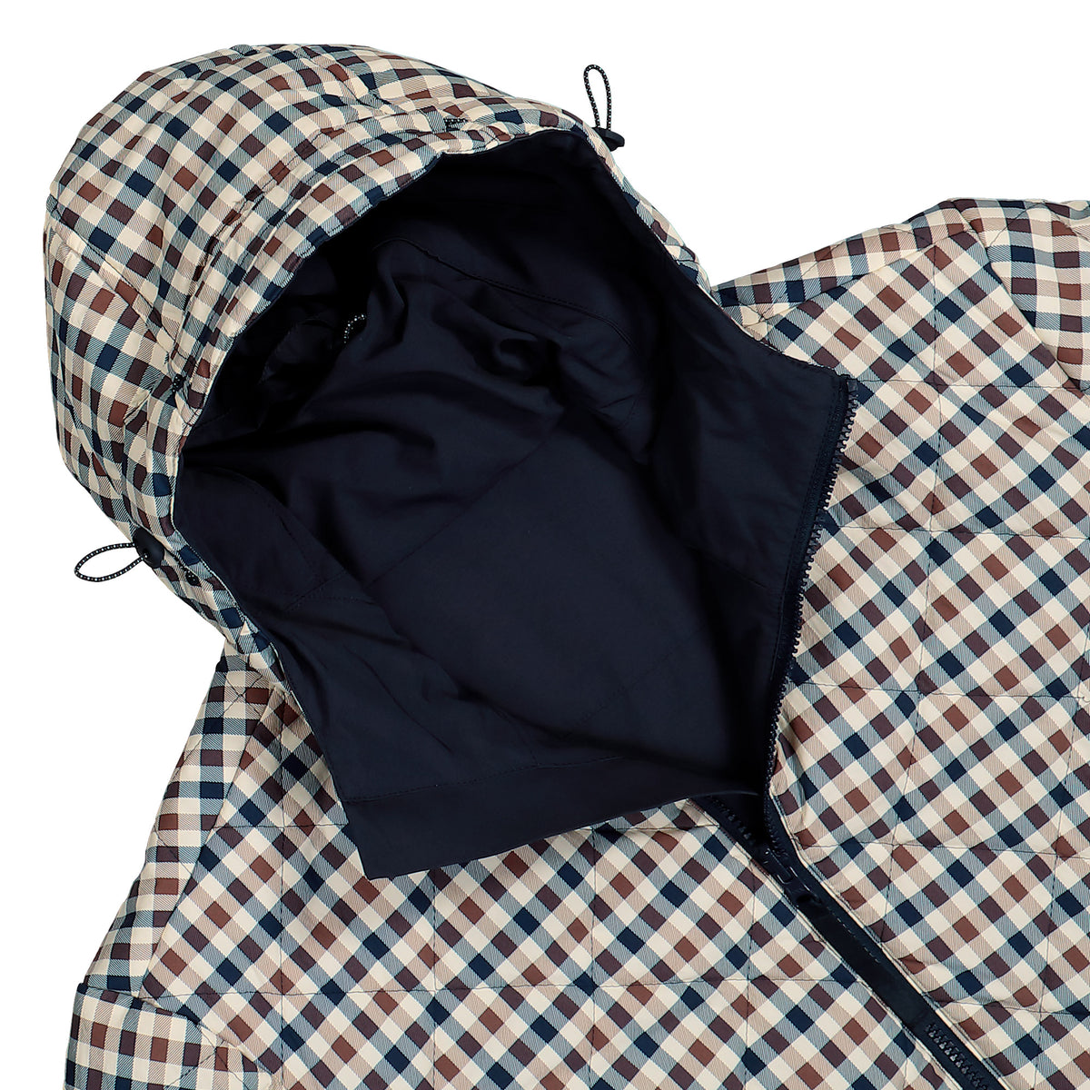 Aquascutum Cotyl-CN Reversible Jacket Navy Jackets AA-A006-JK005 11 Detail View 4 | Overkill
