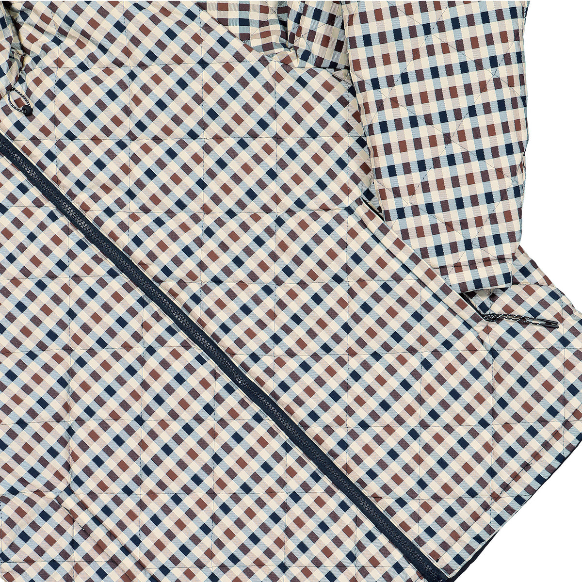 Aquascutum Cotyl-CN Reversible Jacket Navy Jackets AA-A006-JK005 11 Detail View 5 | Overkill
