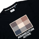 Aquascutum Badge Graphic T-Shirt Black    T-Shirt AA-A006-TS012 16 Detailfoto | Overkill
