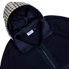 Aquascutum Cotton Knit FZ Sweater Navy Sweater AA-A006-WO001 11 Detailfoto | Overkill
