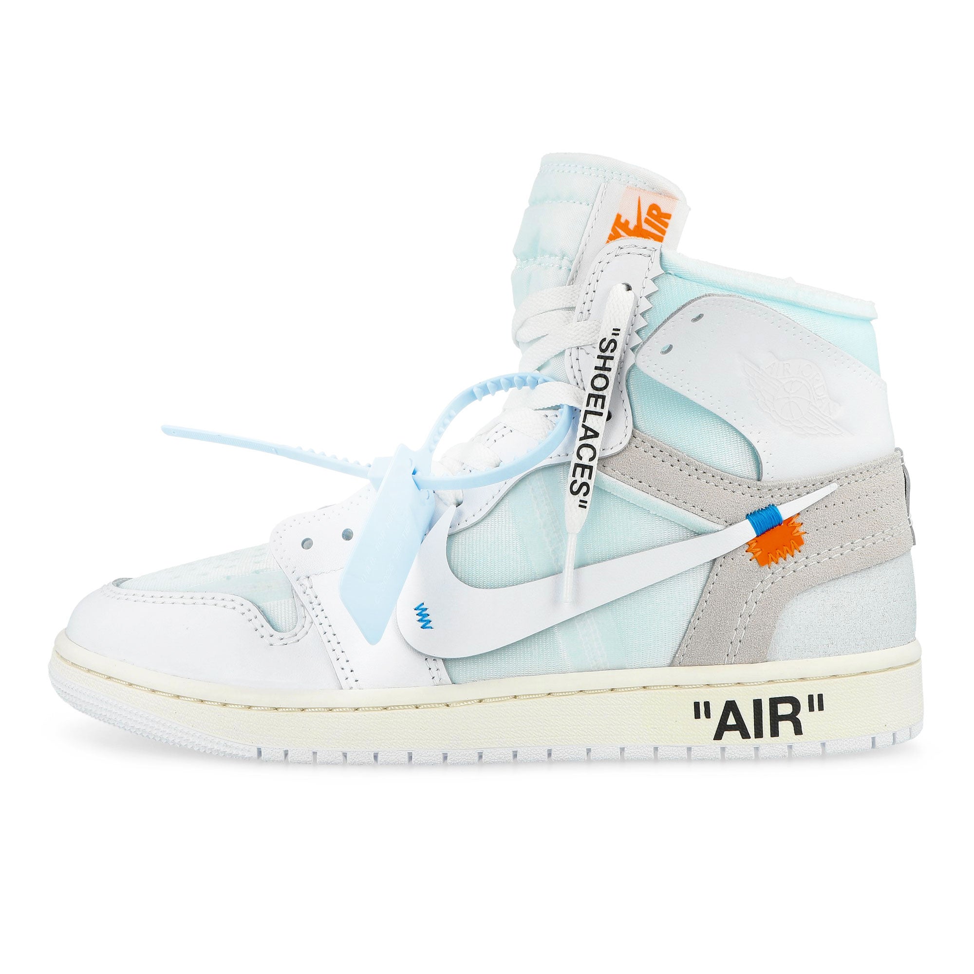 V.A.A. x Jordan Air Jordan 1 Retro High OG SP White / White High Top Sneakers AA3834 100 | Overkill
