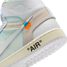 V.A.A. x Jordan Air Jordan 1 Retro High OG SP White / White High Top Sneakers AA3834 100 Detail View 2 | Overkill
