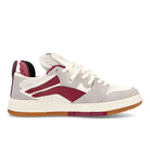 Li-Ning Wave Pro Grey / Beige / Red Low Top Sneakers  Silhouette | Overkill