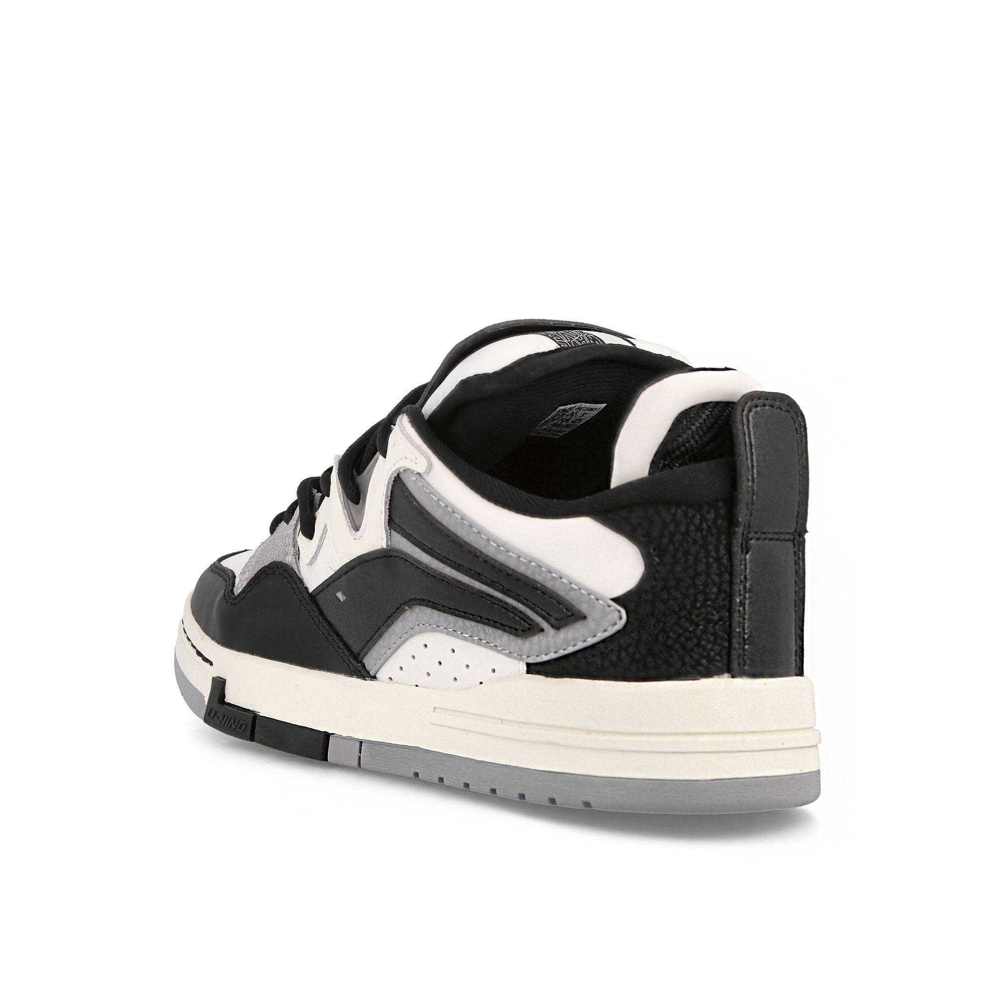 Li-Ning Wave Pro Black / White / Grey Low Top Sneakers  Material | Overkill