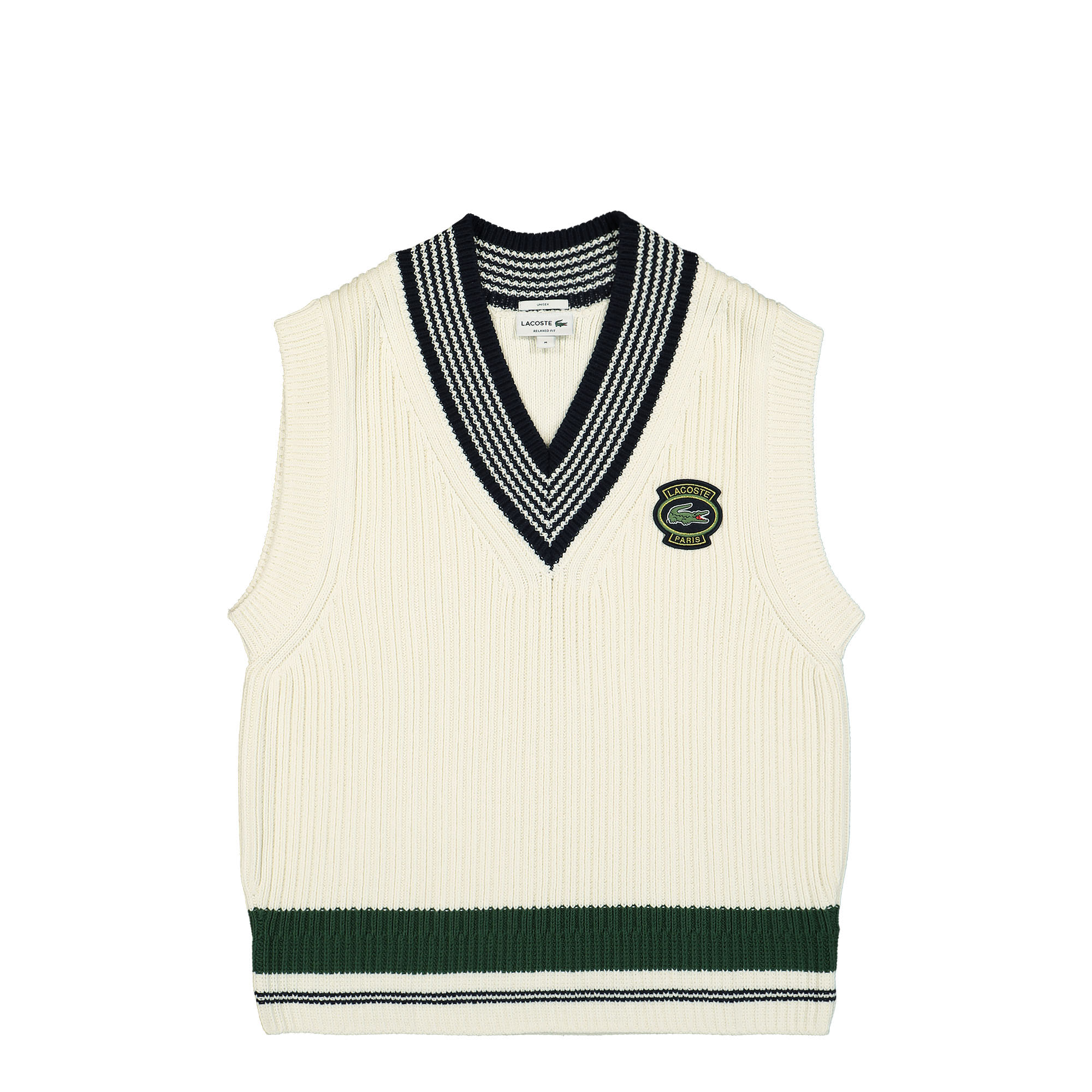 Lacoste Tennis Heritage Pullunder Laponie / Marine Sweater Vests AH0563-00 IQV | Overkill